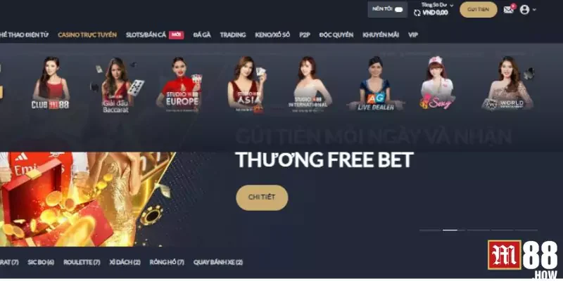 Casino Trực Tuyến M88 - Sân Chơi Dành Cho Giới Thượng Lưu 3 Khám phá thiên đường giải trí tại sảnh casino trực tuyến